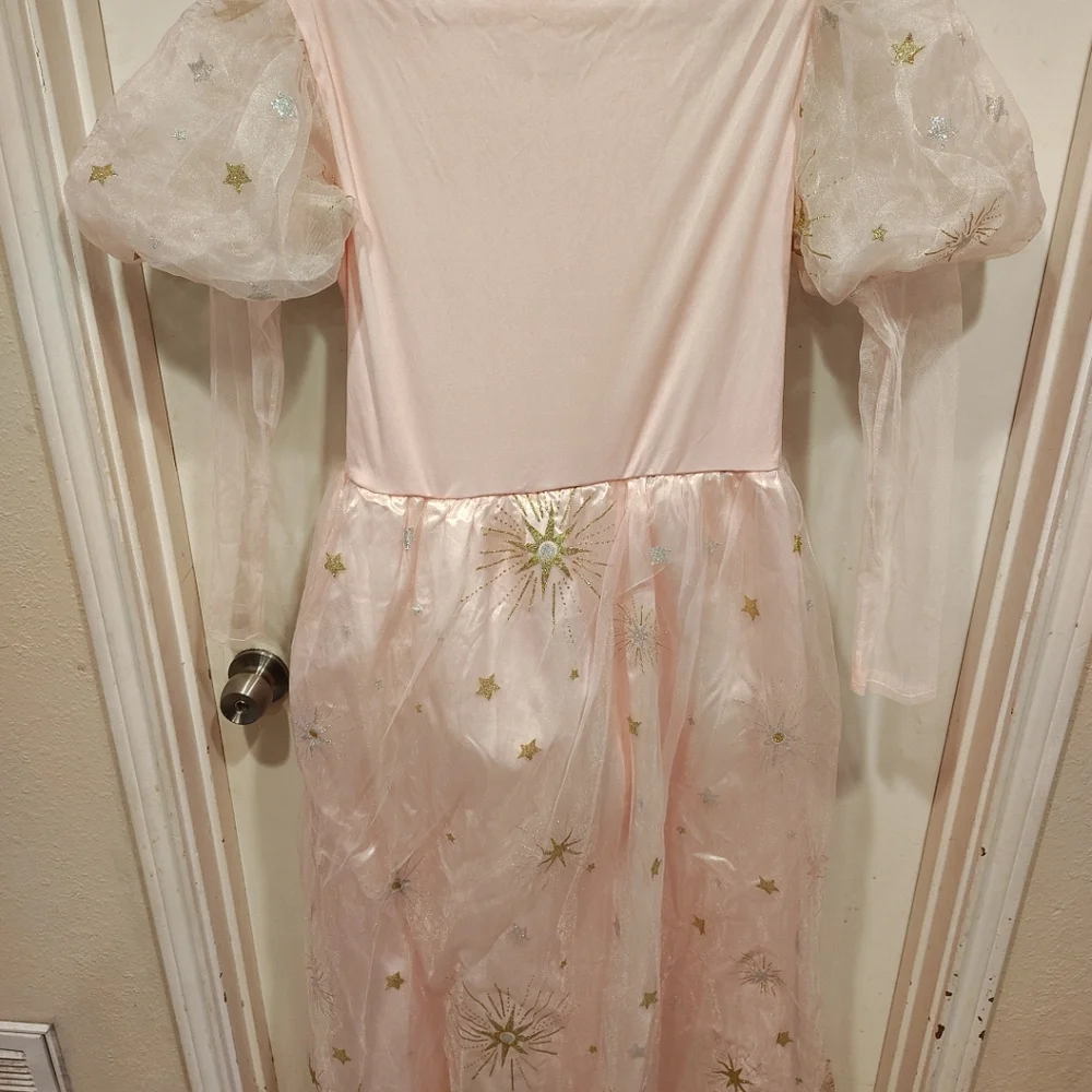 The Wizard Of Oz Glinda Good Witch Pink Costume Dress Adult 2X Wicked Cosplay - Picture 6 of 8